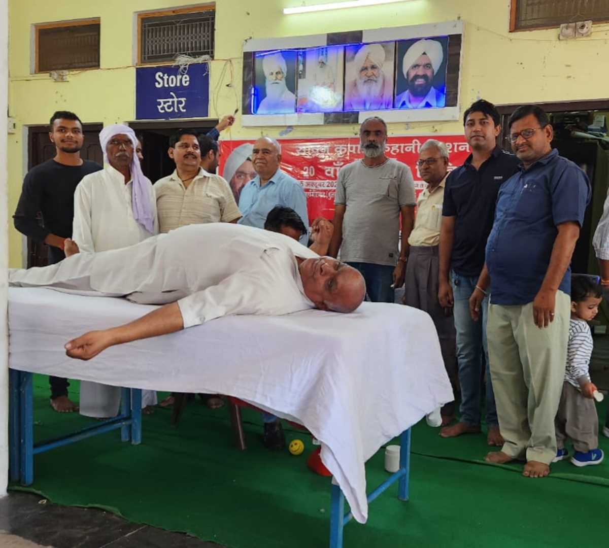 रक्तदान शिविर का हुआ आयोजन